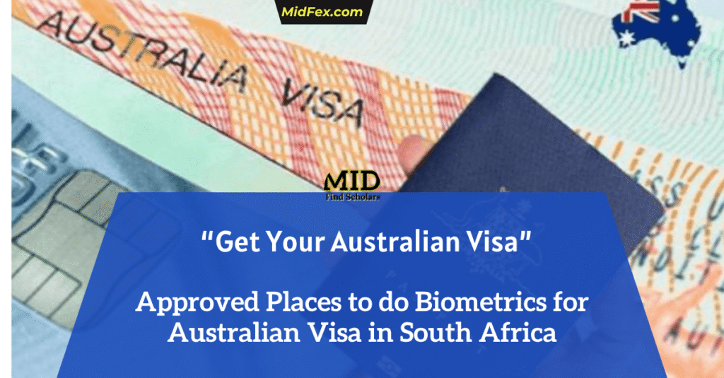 Picture with an Australian visa